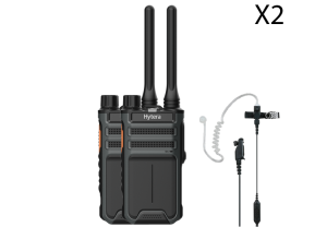 Hytera AP515LF set van 2 portofoons met headset