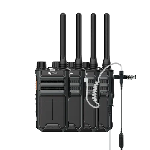 Hytera AP515LF set van 4 inclusief headset PMR446