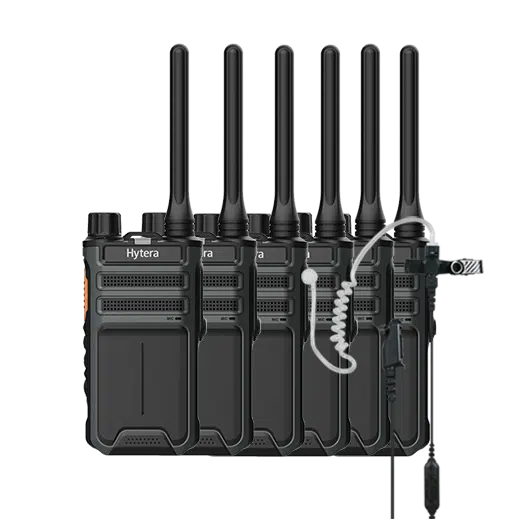 Hytera AP515LF set van 6 inclusief headset PMR446