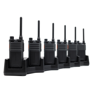 Hytera BP515LF set van 6 portofoons met zesvakslader zonder headset