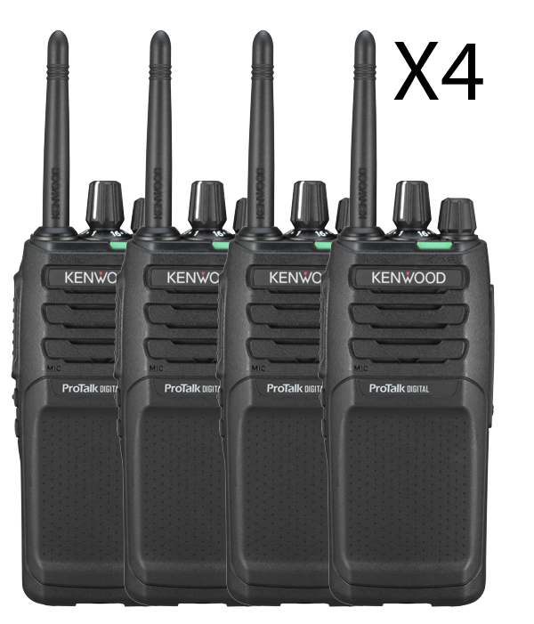 Kenwood TK-3701D set van 4